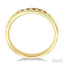 Channel Set Diamond Wedding Band