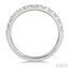 Curved Diamond Wedding Band