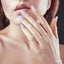 Curved Diamond Wedding Band