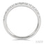 Curved Diamond Wedding Band
