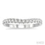 Curved Diamond Wedding Band