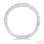 Curved Diamond Wedding Band