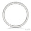 Curved Diamond Wedding Band