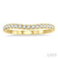 Curved Diamond Wedding Band