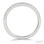 Curved Diamond Wedding Band