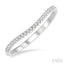 Curved Diamond Wedding Band