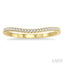 Curved Diamond Wedding Band