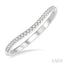 Curved Diamond Wedding Band