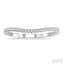 Curved Diamond Wedding Band