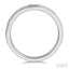 Channel Set Curved Diamond Wedding Band