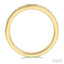 Channel Set Curved Diamond Wedding Band