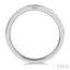 Channel Set Curved Diamond Wedding Band