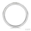 Channel Set Curved Diamond Wedding Band