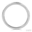 Channel Set Curved Diamond Wedding Band