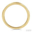 Channel Set Curved Diamond Wedding Band