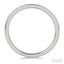 Channel Set Curved Diamond Wedding Band
