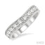 Curved Diamond Wedding Band