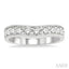 Curved Diamond Wedding Band