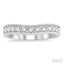 Curved Diamond Wedding Band