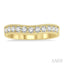 Curved Diamond Wedding Band