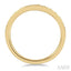 Curved Diamond Wedding Band