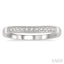 Curved Diamond Wedding Band