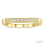 Curved Diamond Wedding Band