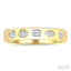 Mixed Shape Bezel Set Diamond Fashion Band