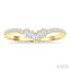 Chevron Baguette Diamond Wedding Band