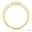 Chevron Baguette Diamond Wedding Band