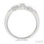 Curved Baguette Diamond Wedding Band