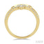 Chevron Baguette Diamond Wedding Band