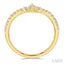 Chevron Diamond Wedding Band