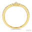 Chevron Diamond Wedding Band