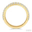 Three Row Diamond Wedding Band