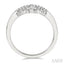 Chevron Baguette Diamond Wedding Band