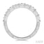 Double Row Baguette Diamond Wedding Band
