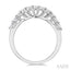 Curved Diamond Wedding Band
