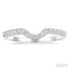 Curved Diamond Wedding Band