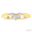 Marquise Shape Chevron Diamond Fashion Ring