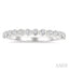 Round Shape Bezel Set Diamond Band