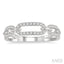 Paperclip Diamond Fashion Ring