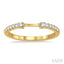 Curved Diamond Wedding Band