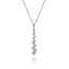 Diamond Vertical Cluster Pendant