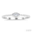 Marquise Shape East-West Bezel Set Petite Diamond Fashion Ring