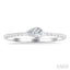 Bead Bijoux Pear Shape East-West Bezel Set Petite Diamond Fashion Ring