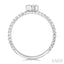 Pear Shape East-West Bezel Set Petite Diamond Fashion Ring