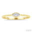 Bead Bijoux Marquise Shape East-West Bezel Set Petite Diamond Fashion Ring