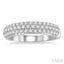 Pave-Set Diamond Wedding Band
