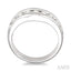 Channel Set Curved Diamond Wedding Band